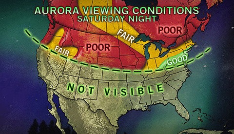 Northern Lights Might Make A Visit To Parts Of The US Tonight!