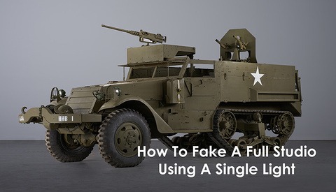 How To Fake A Full Studio Using A Single Light