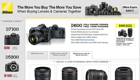 Nikon Announces New Rebates on Camera/Lens Bundles
