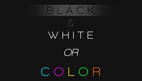 Determining If A Photo Should Be Left In Color Or Converted To Black And White