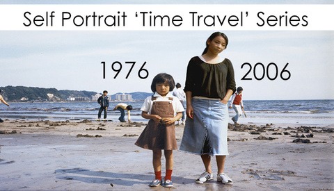 Ingenious Camera Work Allows Photographer To "Time Travel" In Self Portrait Series