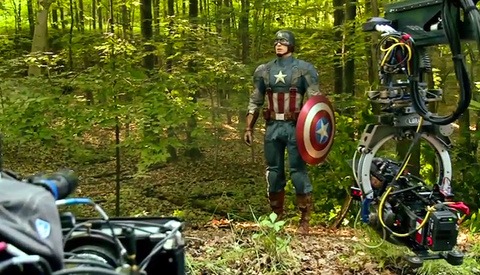 A Behind the Scenes Look at "Captain America: The Winter Soldier" 
