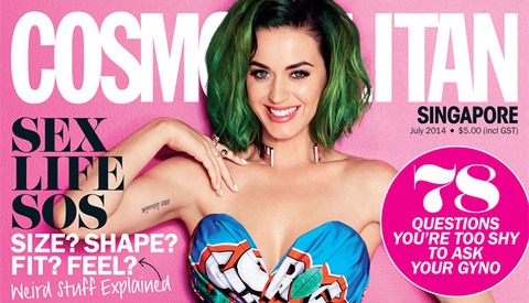 Cosmopolitan Magazine Uses Katy Perry Cover On All 62 Editions