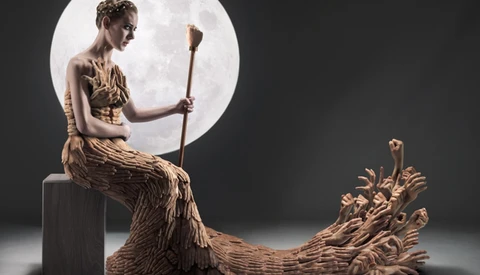 Photography Compositing Insanity, A Dress Made Of Hands