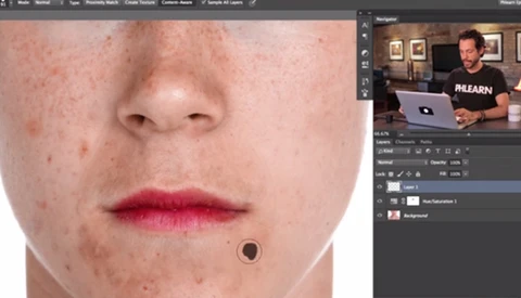 Phlearn Teaches Us How to Remove Acne in Photoshop