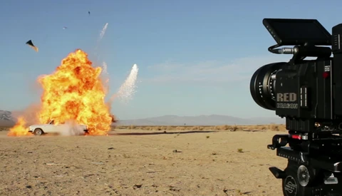 Tyler Shields Blows Up His Rolls Royce Silver Shadow... For Art