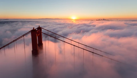 This Aerial Video of a "Typical" San Francisco Morning is Anything But