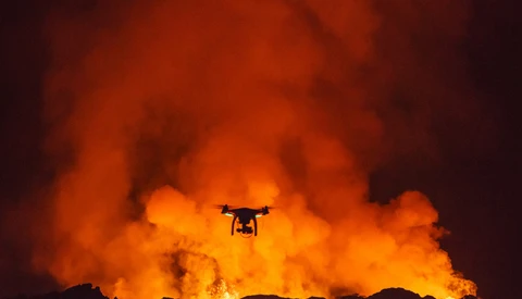 Incredible Drone Aerial Footage Of Iceland Volcano