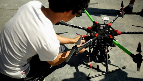 Using Aerial Video To Re-Create A Classic Videogame Look