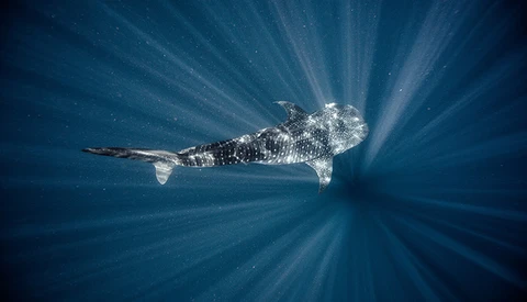 Creating Photographs Alongside The Largest Sharks In The Sea