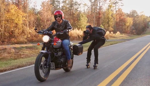 Do Not Have A Chase Car Or Automotive Rig? Use Rollerblades