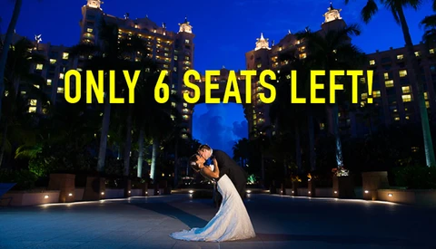 Only 6 Seats Left in Pye and Justin's Wedding Photography Workshop