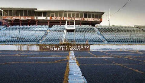 Eerie Photo Series Highlights Ruins of NASCAR's Very First Racetrack