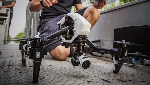 Hands On with the DJI Inspire Quadcopter, Capturing 4K Aerial Video