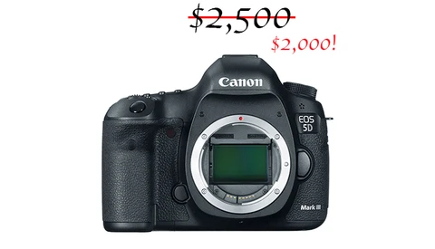 $500 Off! Save on Canon 5D Mark III