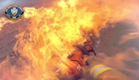 Firefighter's Helmet-Cam Puts You Right in the Middle of the Action