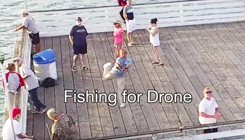 Disgruntled Fisherman Hooks a Drone While The Love-Hate Debate Over Drone Use Rages On