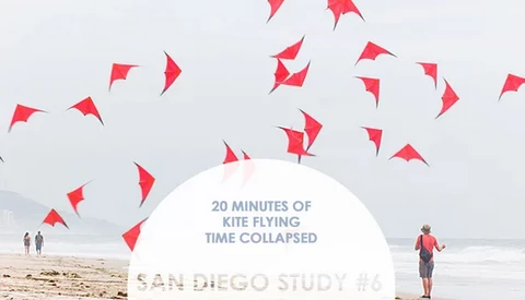 Learn How to Collapse Time: 20 Minutes of Kite Flying Compiled into a 1 Minute Video