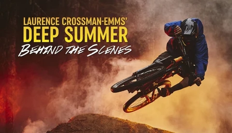 Behind the Scenes Mountain Bike Photography Shoot Uses Elements of Fire, Water, Air, and Night
