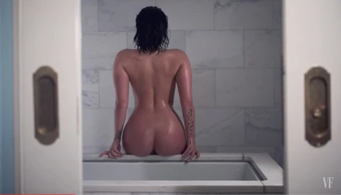 No Makeup, No Clothes, No Retouching: Demi Lovato Models Nude for Vanity Fair