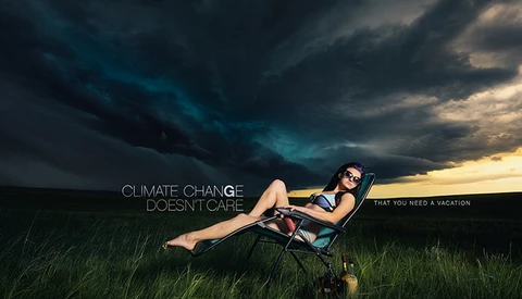 VonWong Goes Stormchasing for Severe Weather Backgrounds in Portrait Series about Climate Change