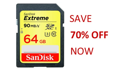 There is a Fantastic Black Friday Deal on SanDisk Memory Cards on Amazon Right Now