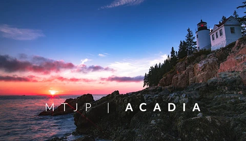 Exploring Fall Colors in Acadia National Park through Time-Lapse and Video