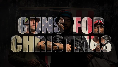Photographs of Americans and Their Christmas Guns