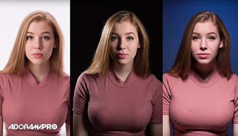 Creating Three Different Portrait Photo Lighting Setups in One Second