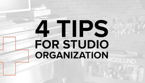Four Tips for Studio Organization