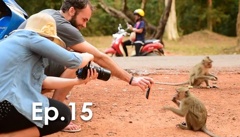 Monkey Attacks Photographer In Cambodia P.T.W. BTS Ep. 15 