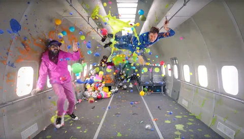 Band OK Go Releases BTS of Their Zero Gravity Music Video