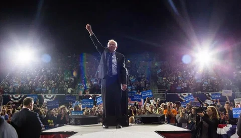 'Trying to Show Him as President': Meet Bernie Sanders' Photographer