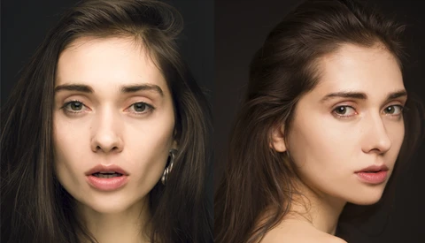 1 Light Beauty Portrait Setup