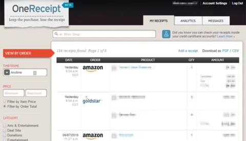 OneReceipt: The Best Tool for Tracking Your Online and Offline Expenses