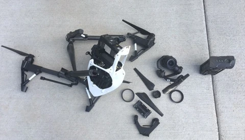 Unknown Person With Gun Shoots Down Photographer's Drone