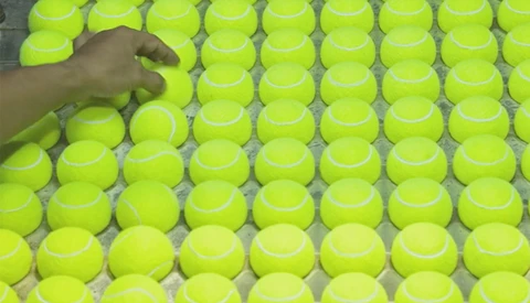 A Hypnotic Film About How a Tennis Ball Is Created