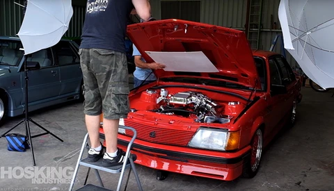 BTS Video on Strobing for Automotive Photography
