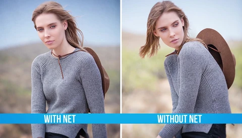 Using a Scrim Net to Control Background Brightness 