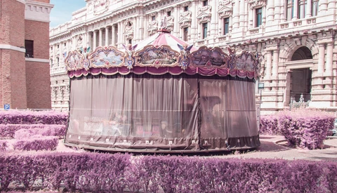 Roma Rosa: A Surreal Infrared View of Rome