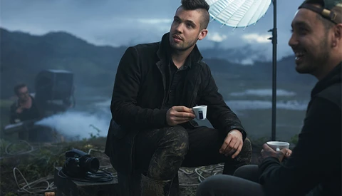 BTS of the 2016 Lavazza Calendar with Joey L