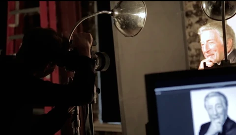Behind the Scenes of Mark Seliger Photographing Tony Bennett's 90th Birthday
