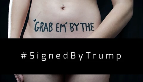 NSFW: A Student's Hard-Hitting Trump Quote Photo Series Goes Viral
