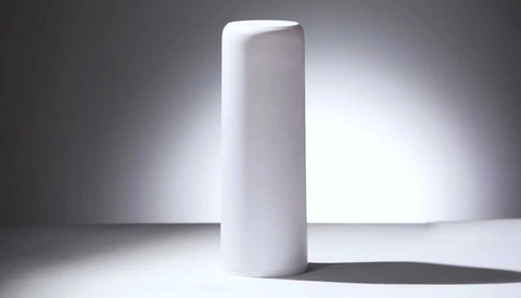 white cylinder