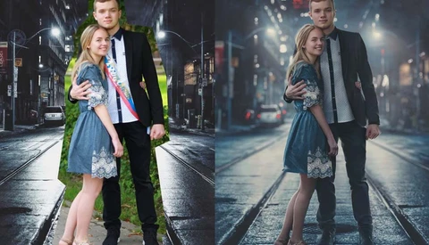This Digital Artist Photoshops Subjects Into Entirely Different Backdrops for Surreal Photo Series