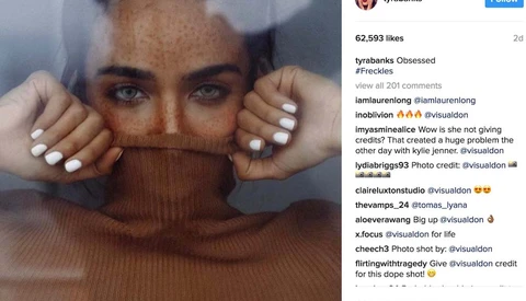 Supermodel Tyra Banks Posts Photographer's Work on Her Instagram Without Permission or Credit