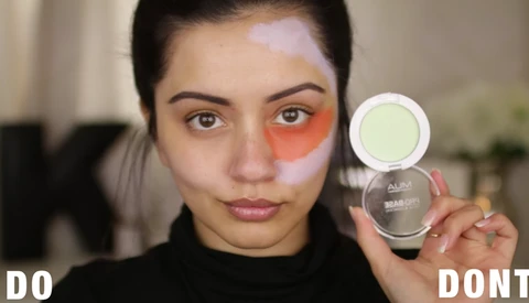 Color Correcting Skin with Makeup