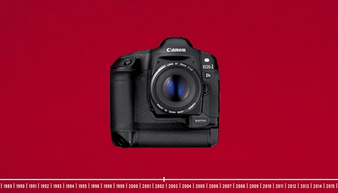 Watch 30 Years of Canon Cameras Evolving Before Your Eyes