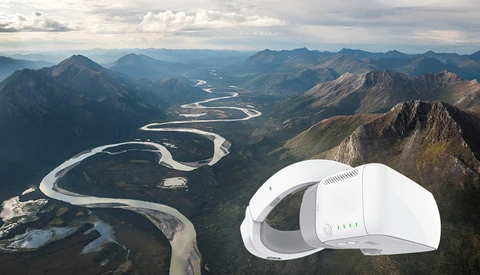 Control Your Drone With The DJI FPV Goggles By Moving Your Head