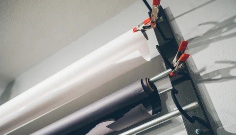 DIY Studio Seamless Paper Hanging System On the Cheap